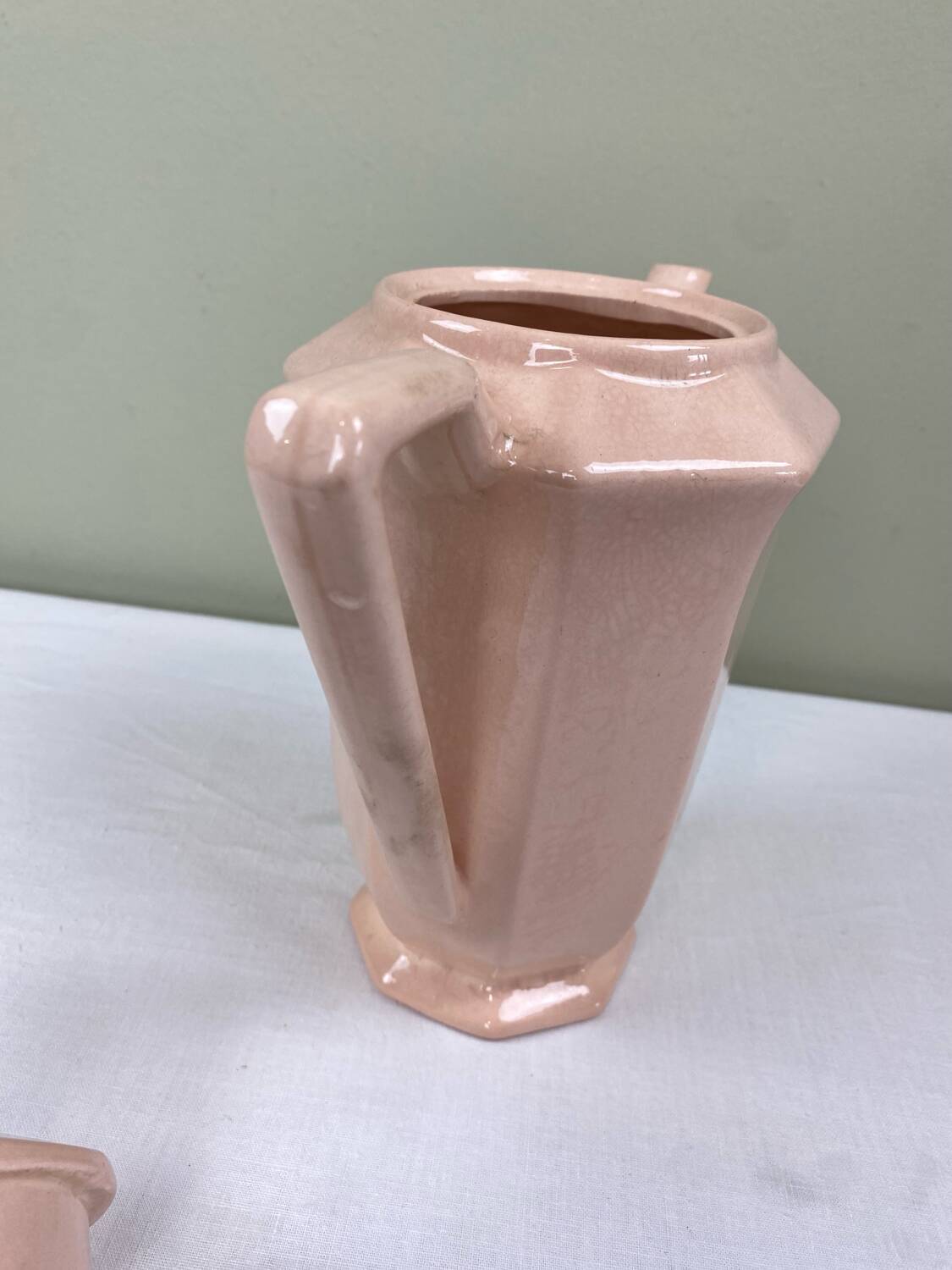 Old pink jug