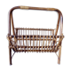 Porte revue rotin bambou vintage