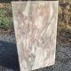 Sculptural coffee table in grey and pink marble – Vintage 1970s/1980s