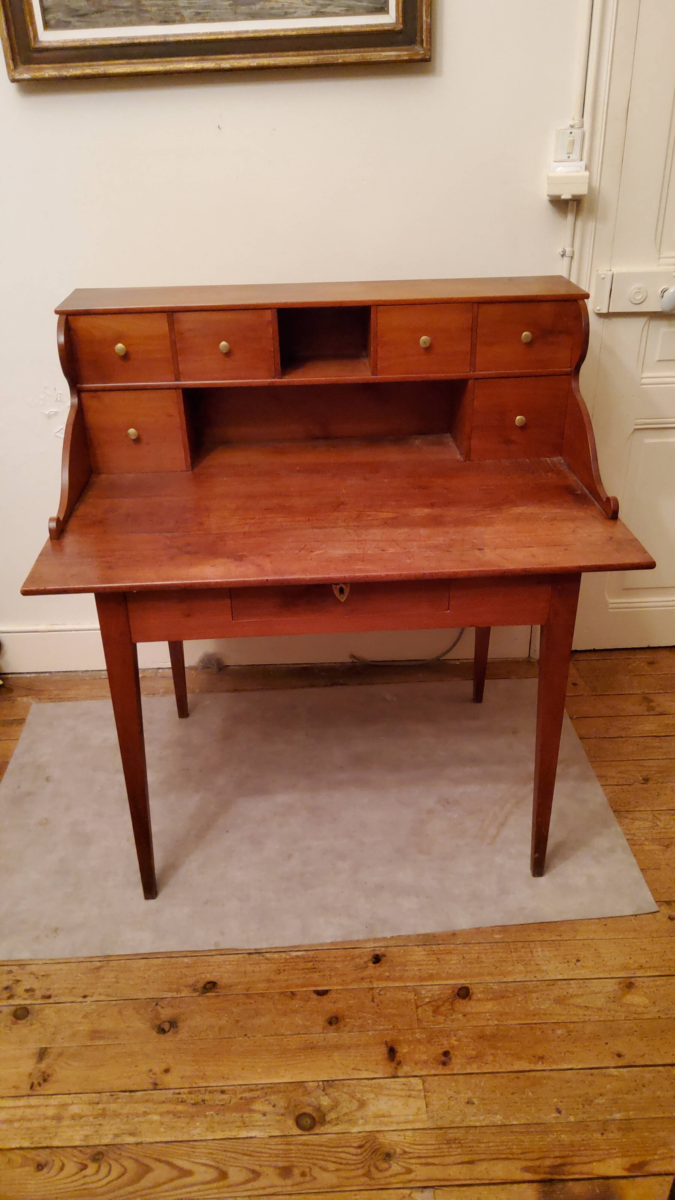 Happiness office of the day nineteenth century in cherry tree