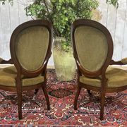 Paire de fauteuils Napoléon III XIXème en acajou
