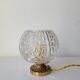 Art Deco bronze and glass lamp