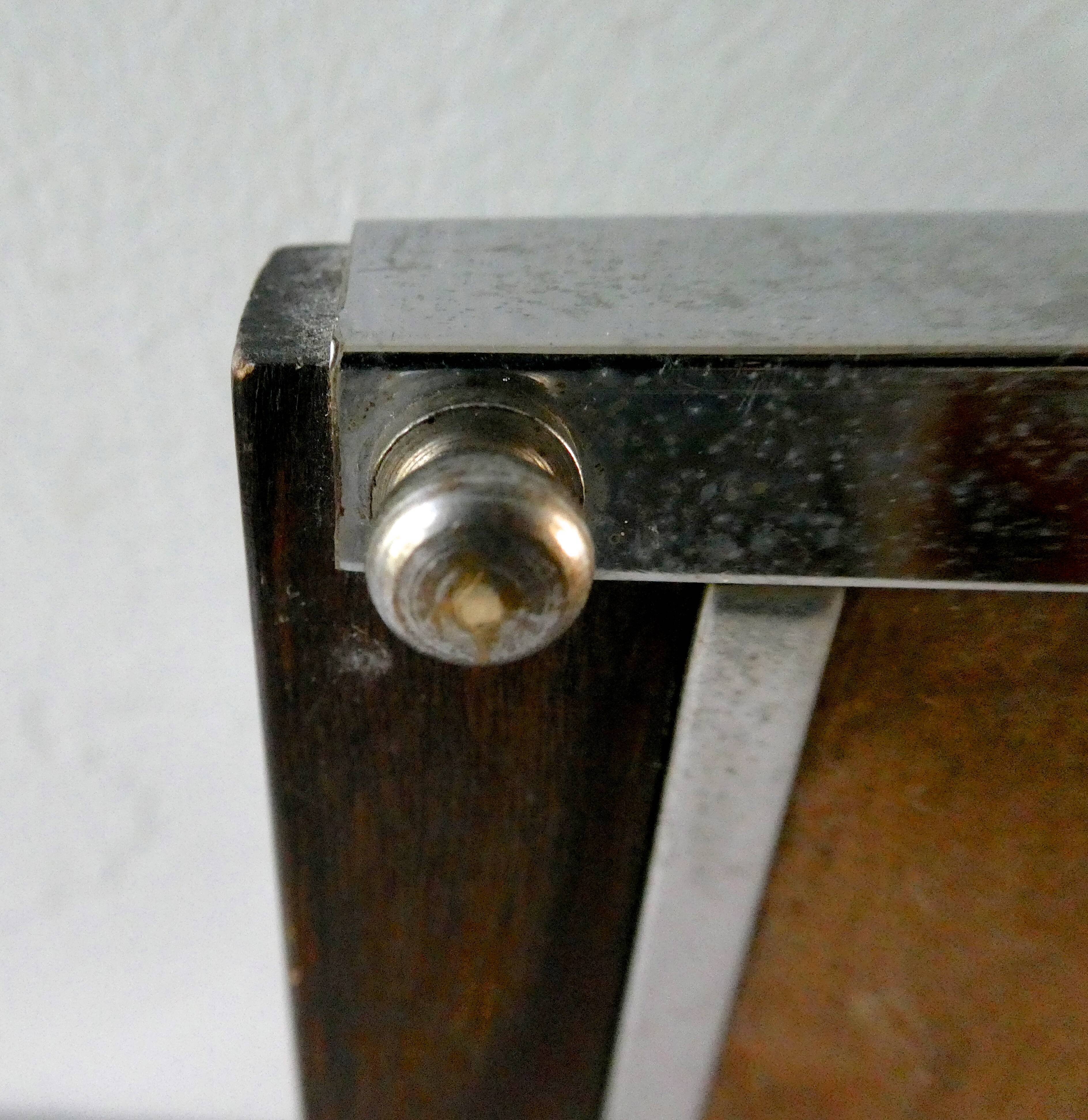 Modernist Art Deco Plateau, Mirror and Rosewood, 1930s