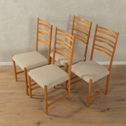 4 chaises de salle à manger des années 1960