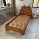 Bed 1 place "palm" wicker and rattan Vivai Del Sud