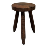 Vintage rustic style tripod stool