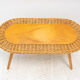 Mid century rattan stool by Jan Kalous for ÚLUV, 1960´s, Czechoslovakia