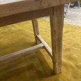Table de ferme bois brut