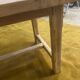 Farmhouse table bois brut