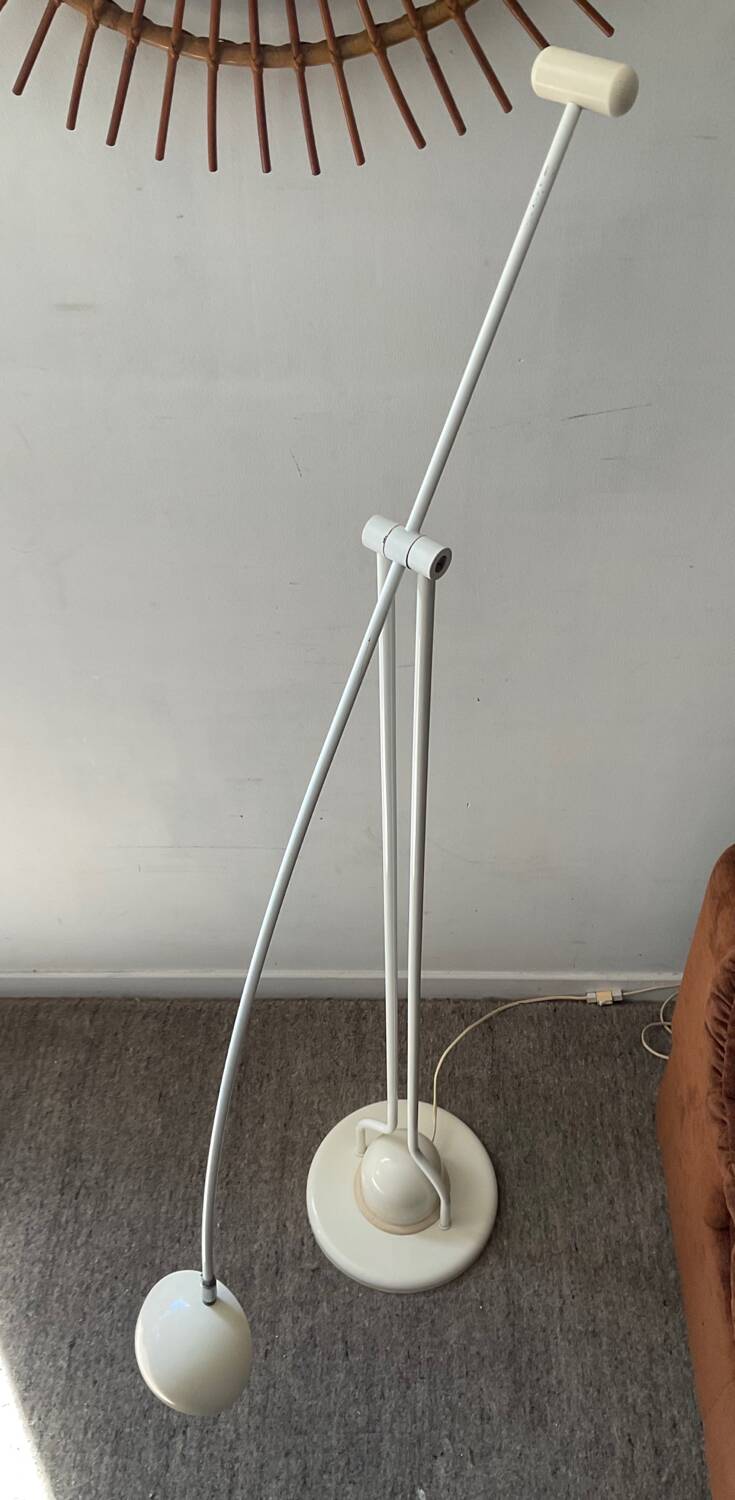Vintage reading floor lamp from the 70s and 80s