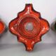 Pop Art German Ceramic Wall Lamps, 1970s, Set of 3