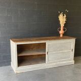 Old trade furniture with sliding door