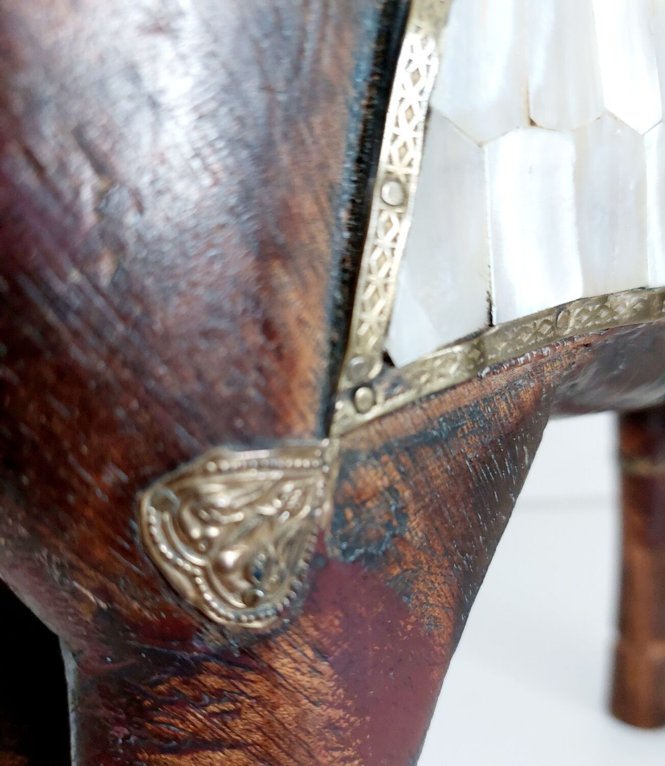 Cheval vintage en bois Inde