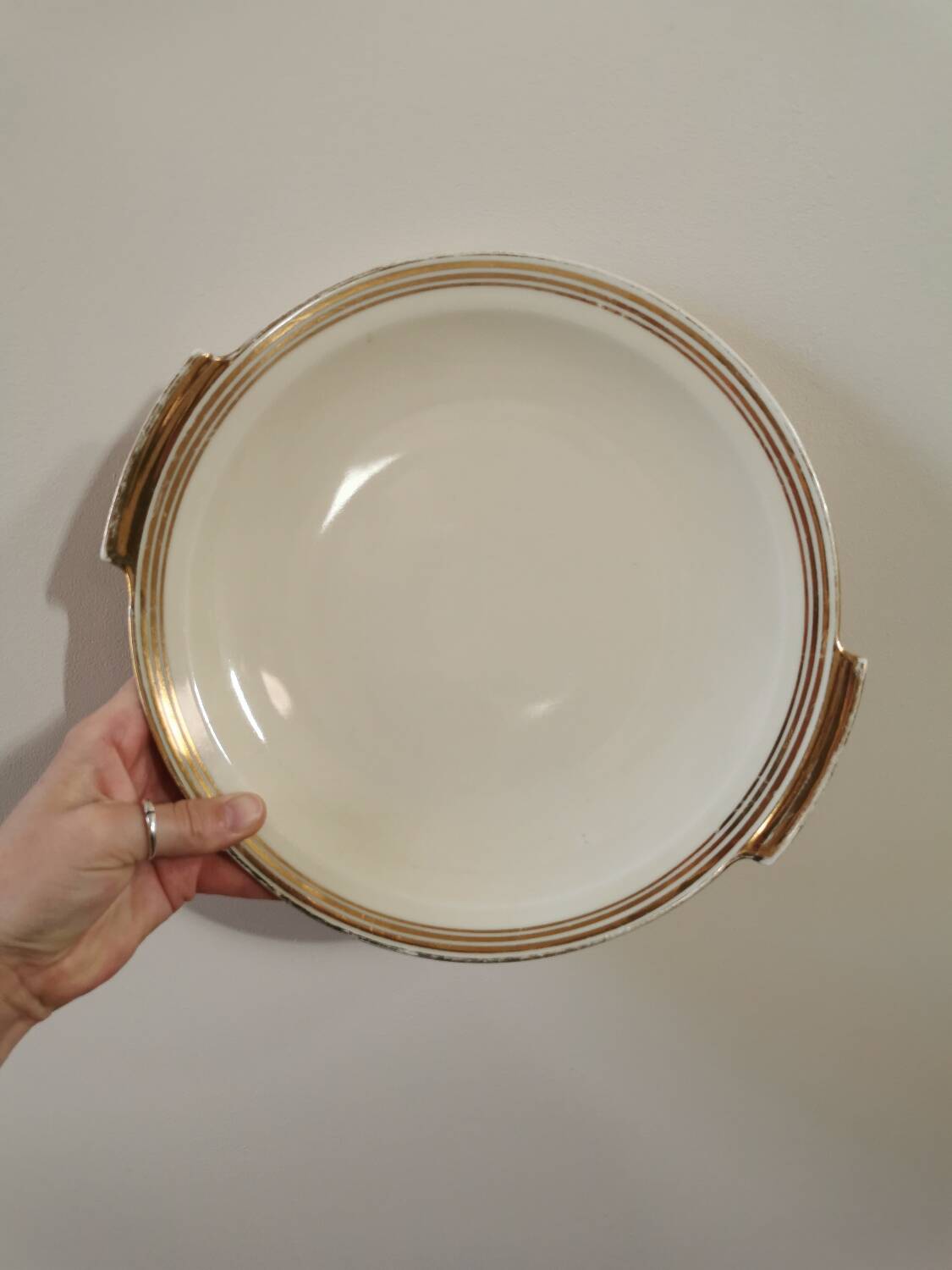 Vintage Limoges porcelain tart dish