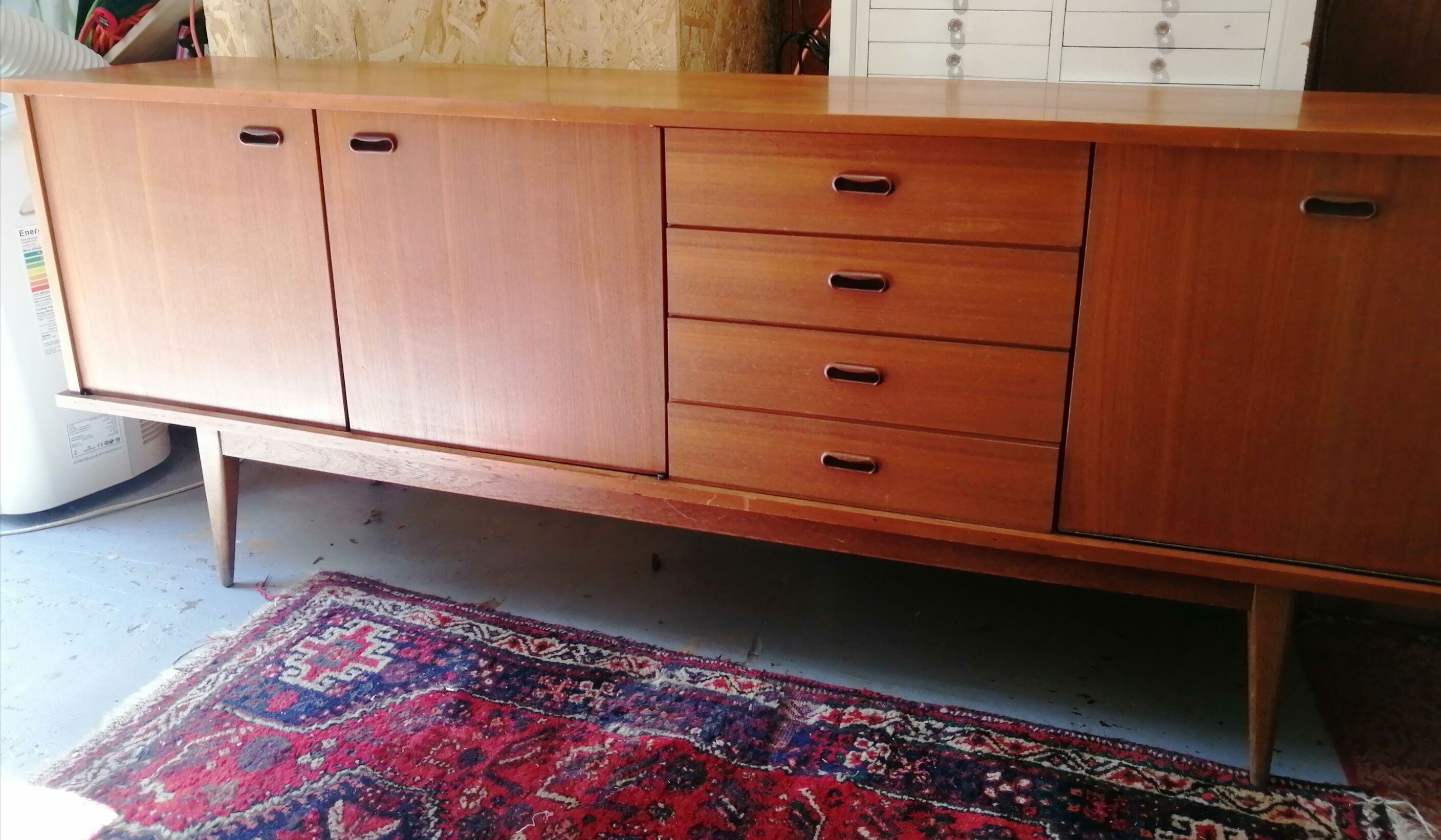 Enfilade scandinave teck années 60