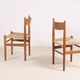 6x Hans J. Wegner Dining Chair CH36 in Oak, 1970s Denmark