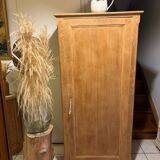 Parisian wardrobe in raw wood
