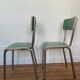 Set of 2 1950s bistro chairs