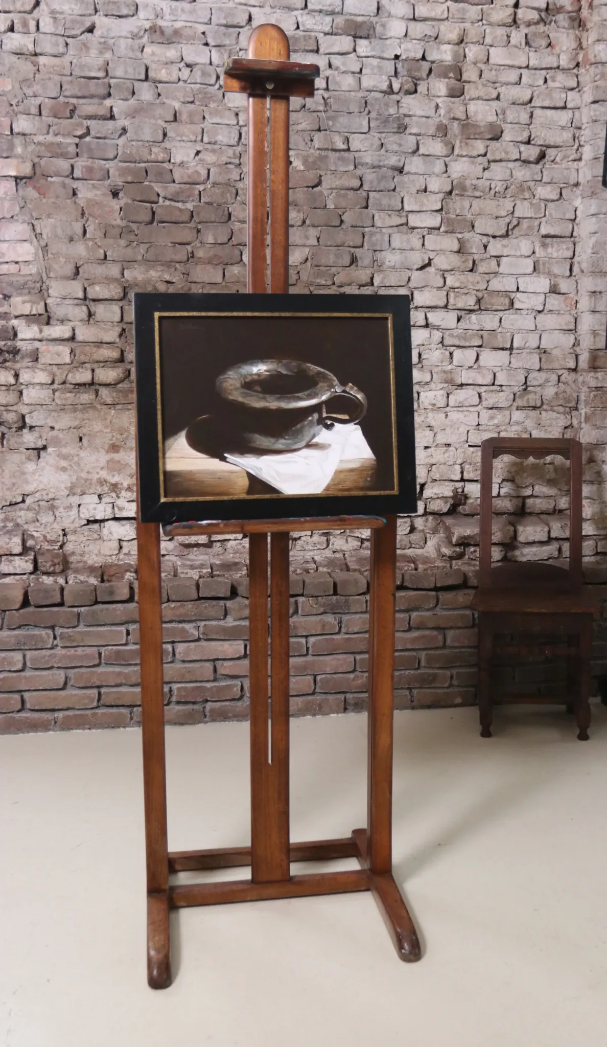 Still life with pewter chamber pot – Marjolein van den Berg, c. 2011