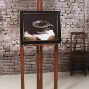 Still life with pewter chamber pot – Marjolein van den Berg, c. 2011