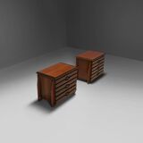 Set of Walnut Cabinets by Mobil Girgi