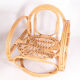 Pair of rattan armchairs