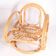Pair of rattan armchairs