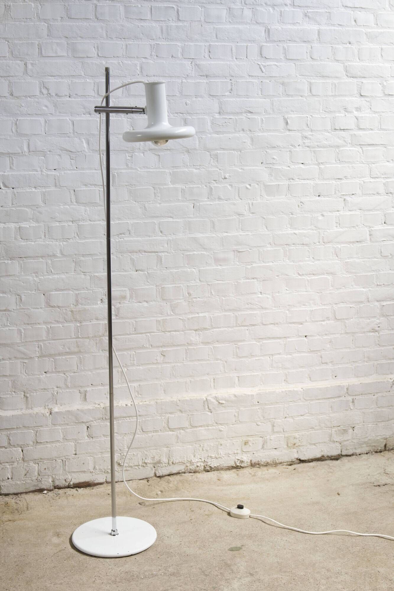 Vintage Danish floor lamp by Hans Due for Fog & Morup, 1970s