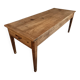 Table de ferme ancienne en chêne, table à manger, Auvergne, vers 1750–1800