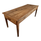 Table de ferme ancienne en chêne, table à manger, Auvergne, vers 1750–1800