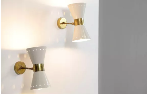 Wall lamps in the style of Italian creations of the 1950s