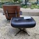 Fauteuil lounge et ottoman Charles Eames, édition Herman Miller