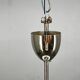 1930s Bauhaus UFO Chrome and Glass Pendant Light, Czechoslovakia