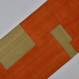 Orange And Green Vintage Kilim Runner sku 3857