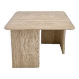 Italian Travertine Coffee Table, 1980's