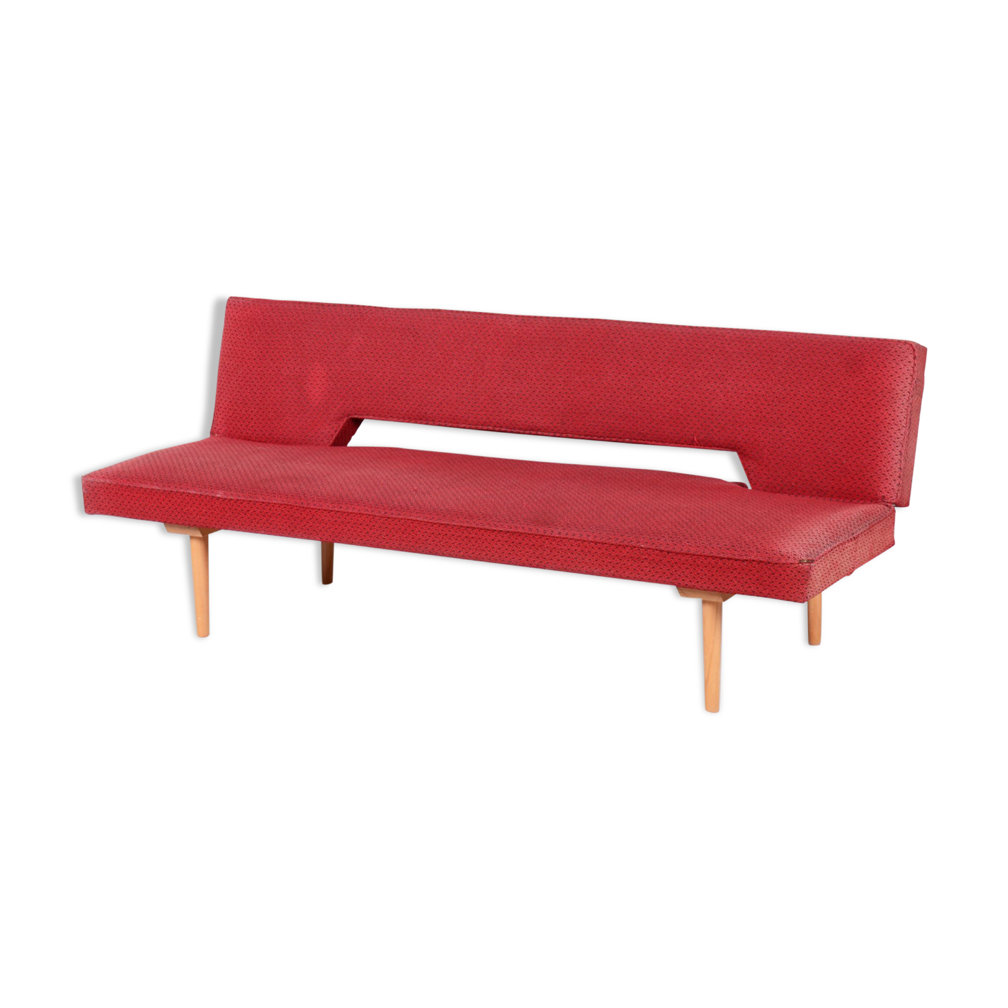 Beech midcentury sofa by Miroslav Navratil, Czechia, 1960s