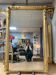 Gilded wooden mirror Napoleon III 186x119cm