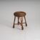 Vintage rattan & wicker stool – plant stand