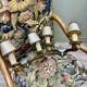 Jules Leleu Pair Of Bronze Sconces With Stamped Double Patina