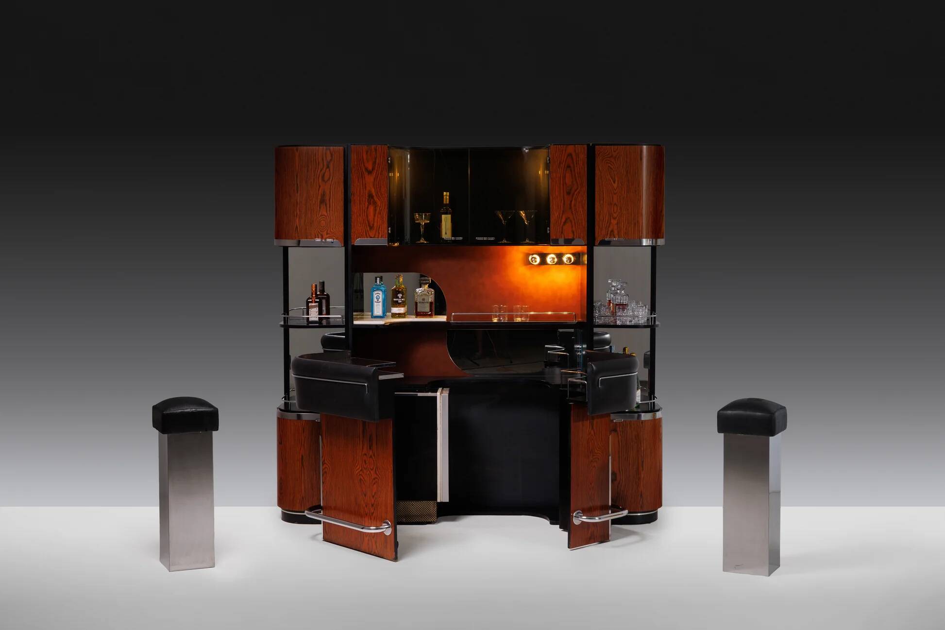 Mid-century bar cabinet - 1970s, Italy