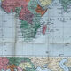 Very large world map 104x74cm