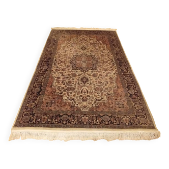 Tapis Indo Tabriz fait main 210x127cm