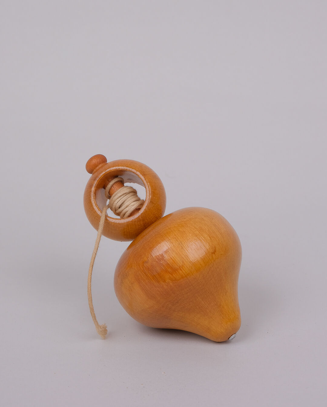 Toupie vintage en bois