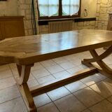 Light oak table