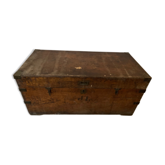 Old military trunk