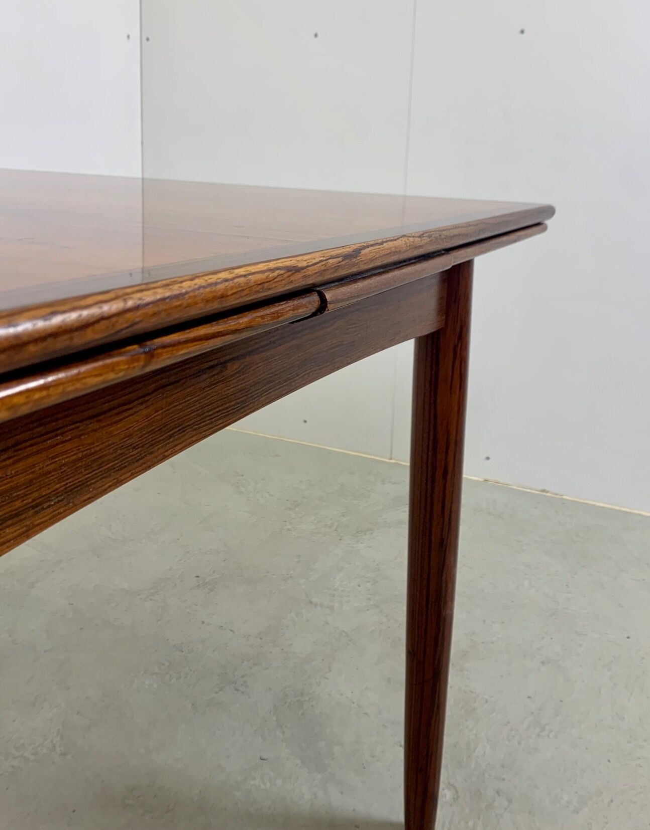 Square dining table in palisander by Lübke, 1960