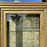 Showcase in gilded wood Louis XVI style
