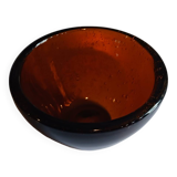 Vase en verre bullé de style biot