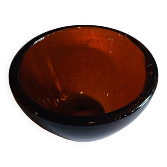 Biot style bubble glass vase