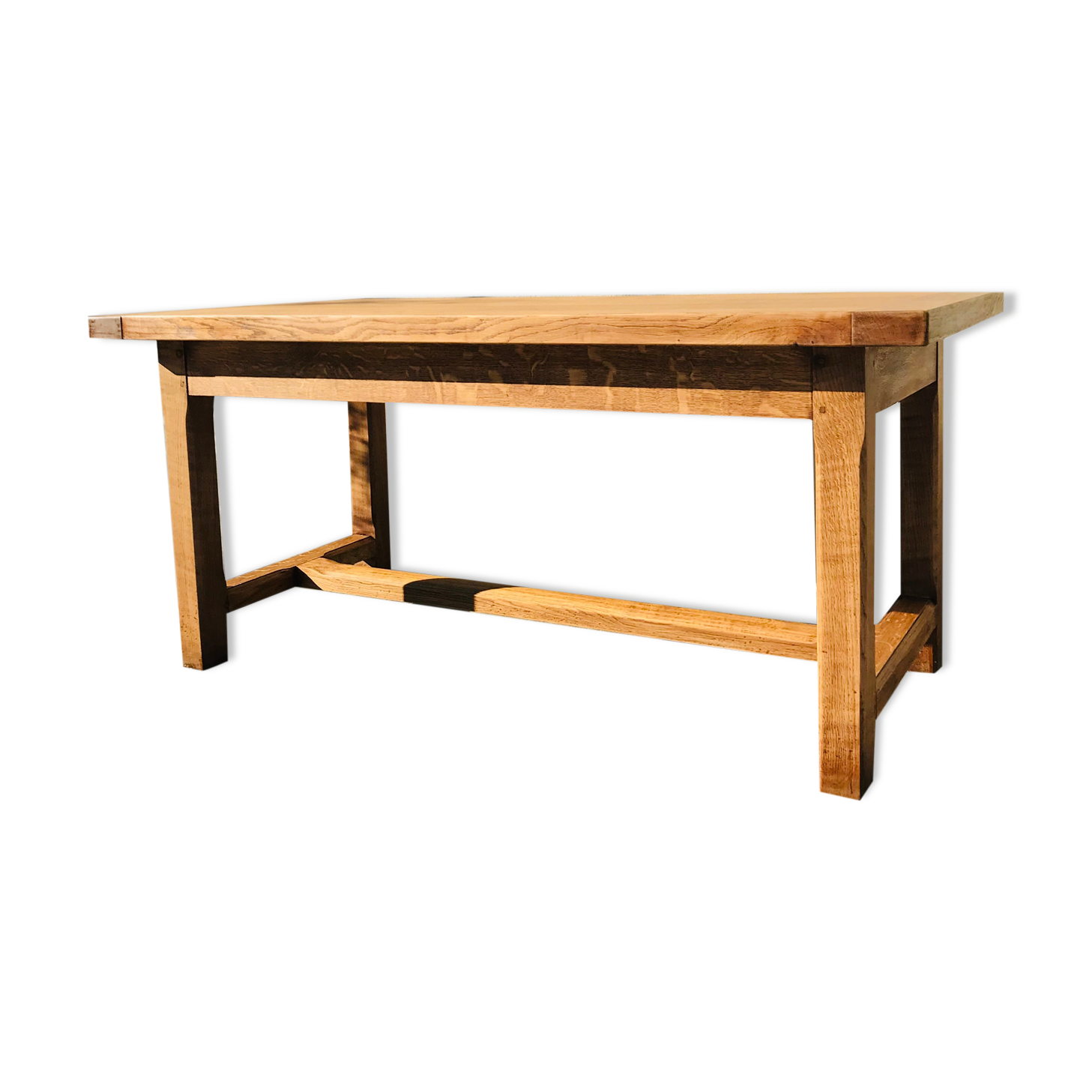 Table de ferme en chêne massif